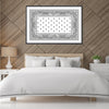 Paisley Bandana - White Clock Canvas