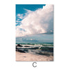 Paradise Beach Canvas Art C / 40 x 50cm / No Board - Canvas Print Only Clock Canvas
