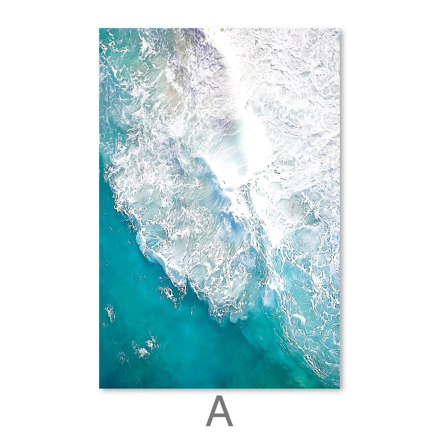 Paradise Waters Canvas Art A / 30 x 45cm / Unframed Canvas Print Clock Canvas