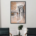 Paris Flair Canvas Art 30 x 45cm / Unframed Canvas Print Clock Canvas