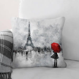Paris Moods Cushion Cushion Cushion Square Clock Canvas