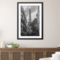 Paris Views Print Art Clock Canvas