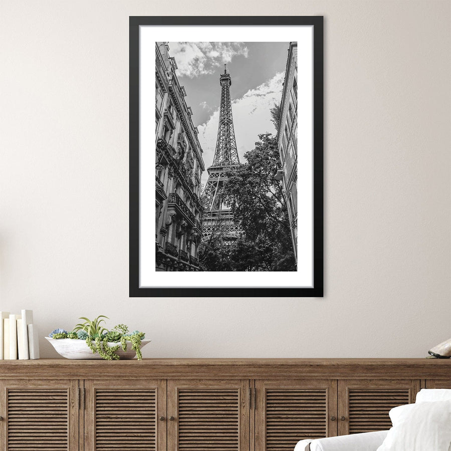 Paris Views Print Art Clock Canvas