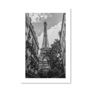 Paris Views Print Art Clock Canvas