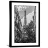 Paris Views Print Art 30 x 45cm / Unframed Canvas Print Clock Canvas