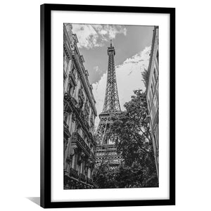 Paris Views Print Art 30 x 45cm / Unframed Canvas Print Clock Canvas