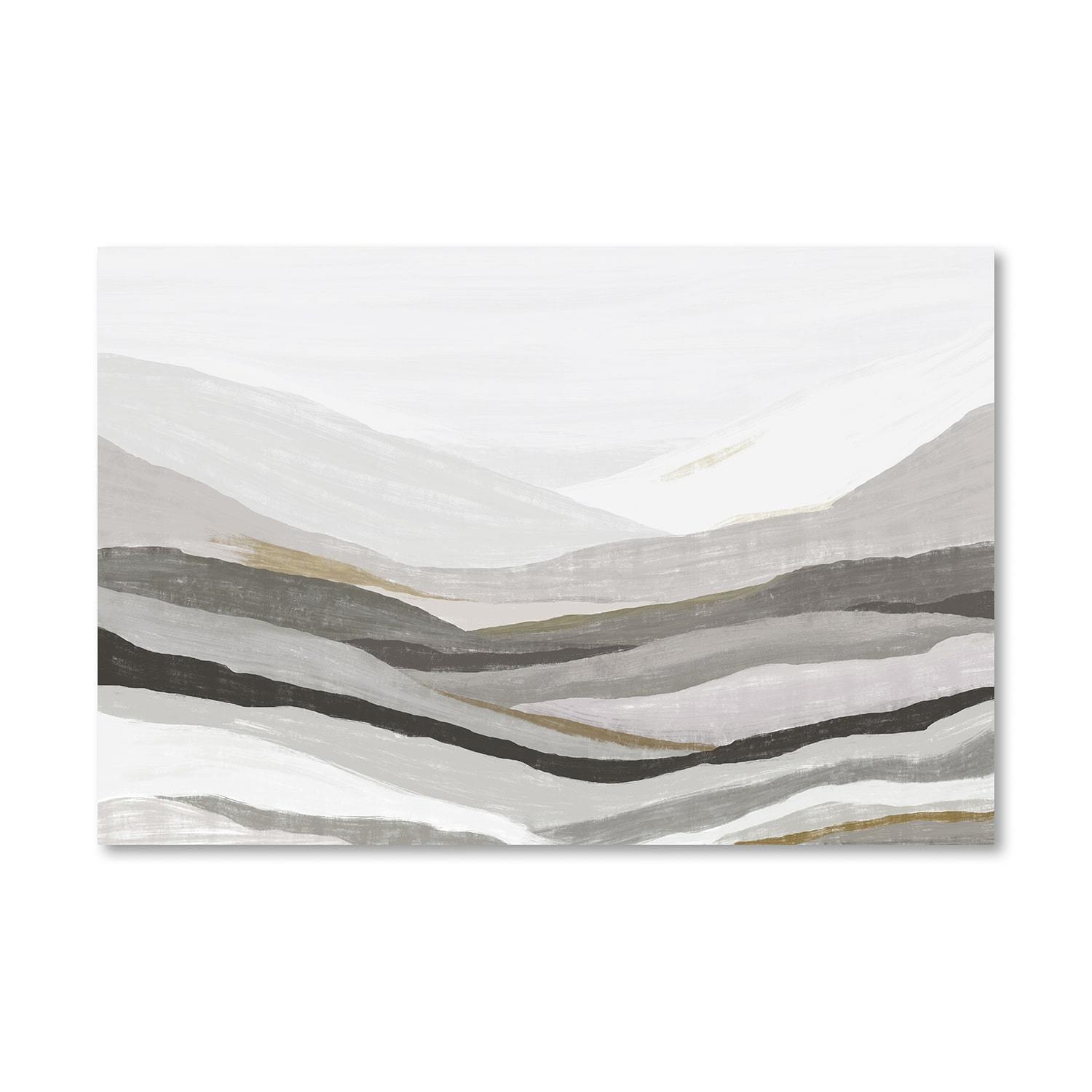 Pastel Hills Canvas Art Clock Canvas