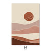 Pastel Horizon Canvas Art B / 40 x 50cm / Unframed Canvas Print Clock Canvas