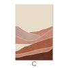 Pastel Horizon Canvas Art C / 40 x 50cm / Unframed Canvas Print Clock Canvas