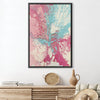 Pastel Symphony Canvas Art 30 x 45cm / Unframed Canvas Print Clock Canvas