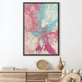 Pastel Symphony Canvas Art 30 x 45cm / Unframed Canvas Print Clock Canvas
