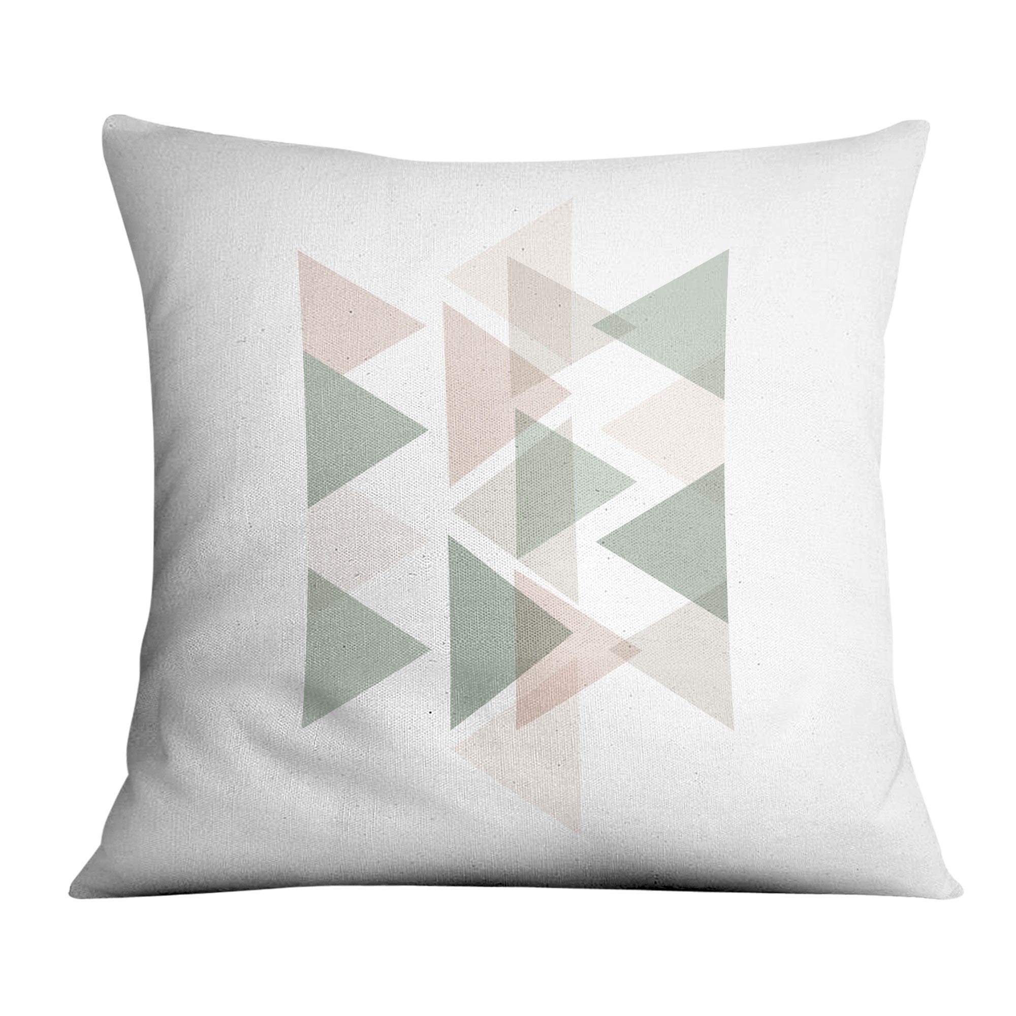 Pastel Triangles A Cushion product thumbnail