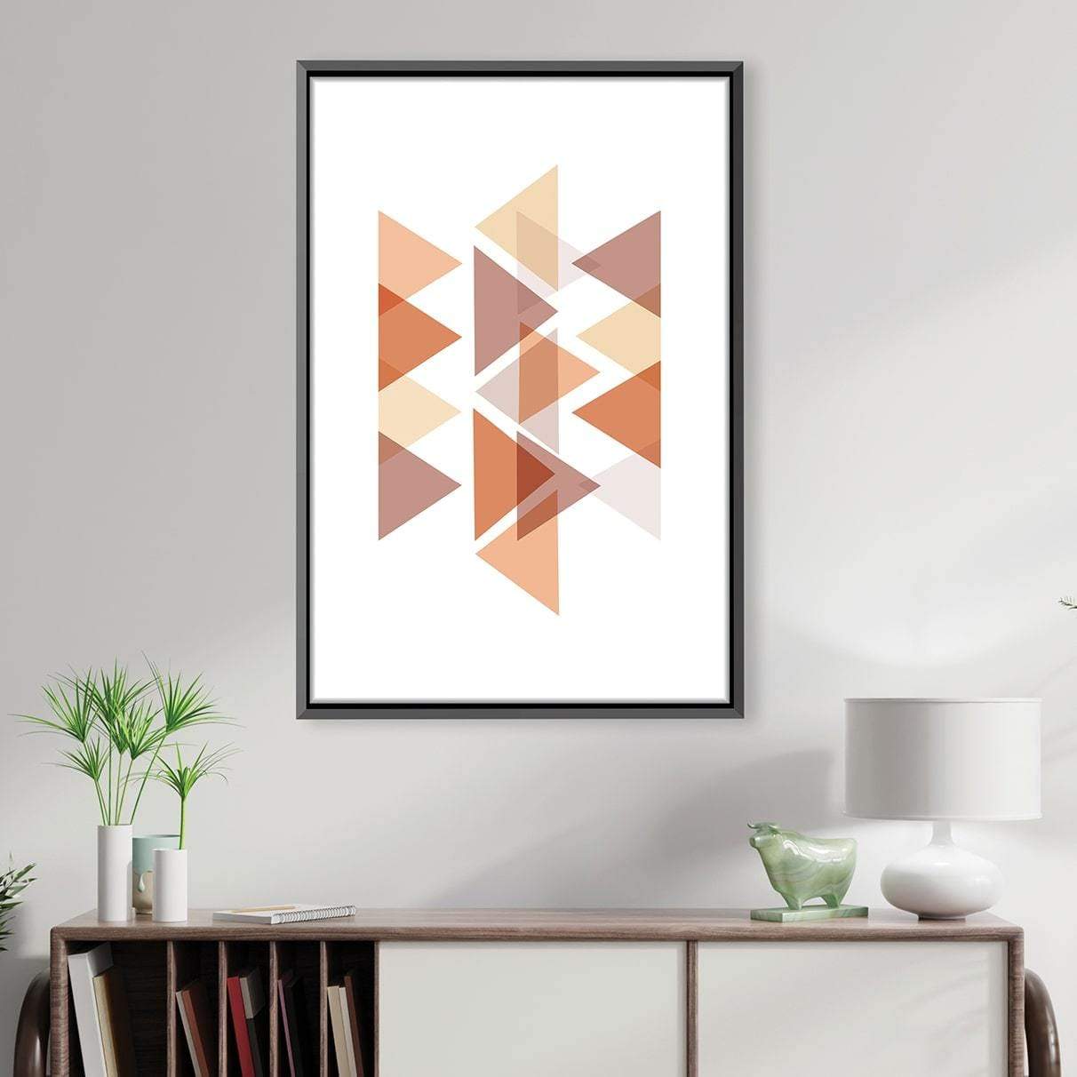 Pastel Triangles Canvas product thumbnail