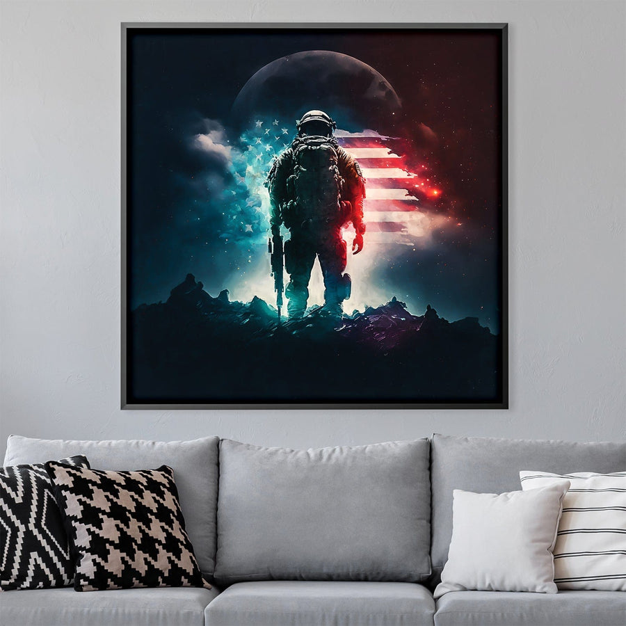 Peace Keeper Canvas Art Clock Canvas