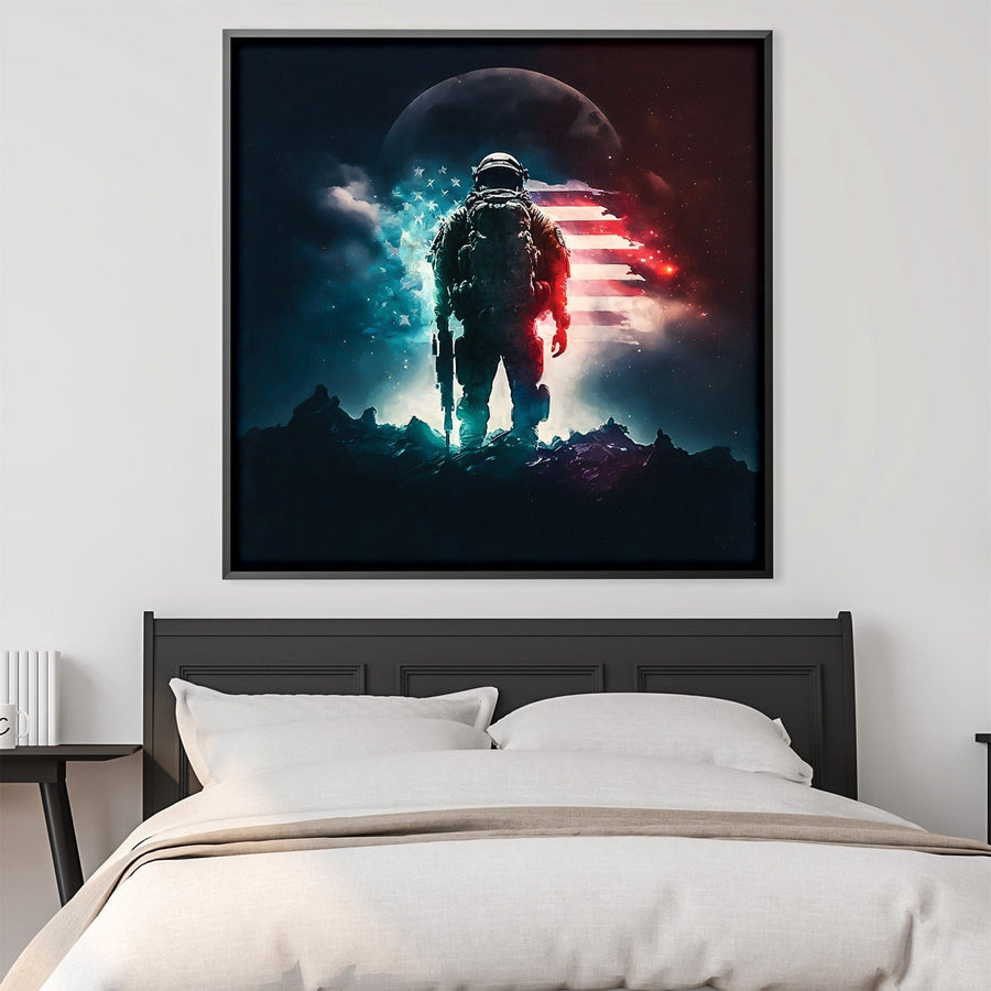 Peace Keeper Canvas Art Clock Canvas