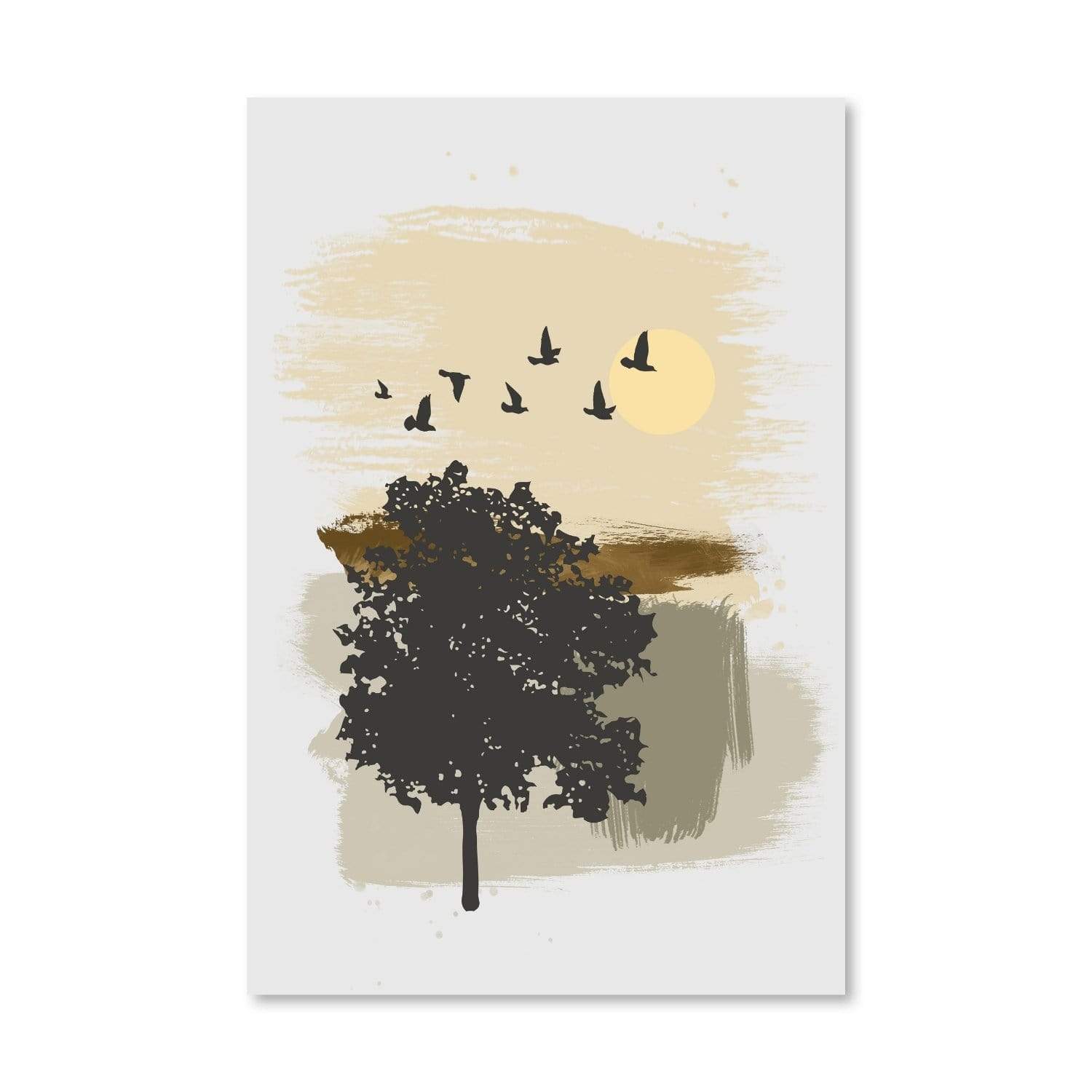 Peaceful Serenity Canvas Art Clock Canvas