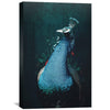 Peacock 2 Canvas Art Clock Canvas