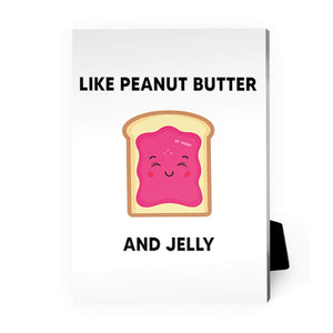 Peanut Butter and Jelly Desktop Canvas Desktop Canvas B / 13 x 18cm Clock Canvas