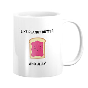 Peanut Butter and Jelly Mug Mug Clock Canvas