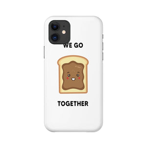 Peanut Butter and Jelly Phone Case Phone Case A / Apple iPhone 11 Clock Canvas