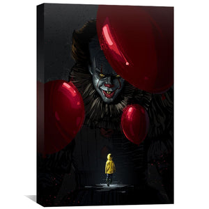Pennywise and the Kid Canvas Art Clock Canvas