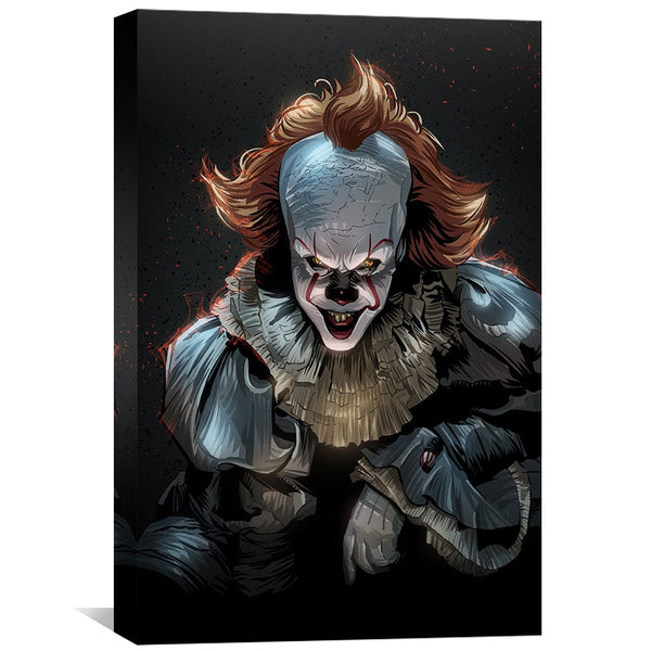 Pennywise Canvas Art Clock Canvas