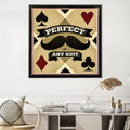 Perfect Pairing Canvas Art Clock Canvas