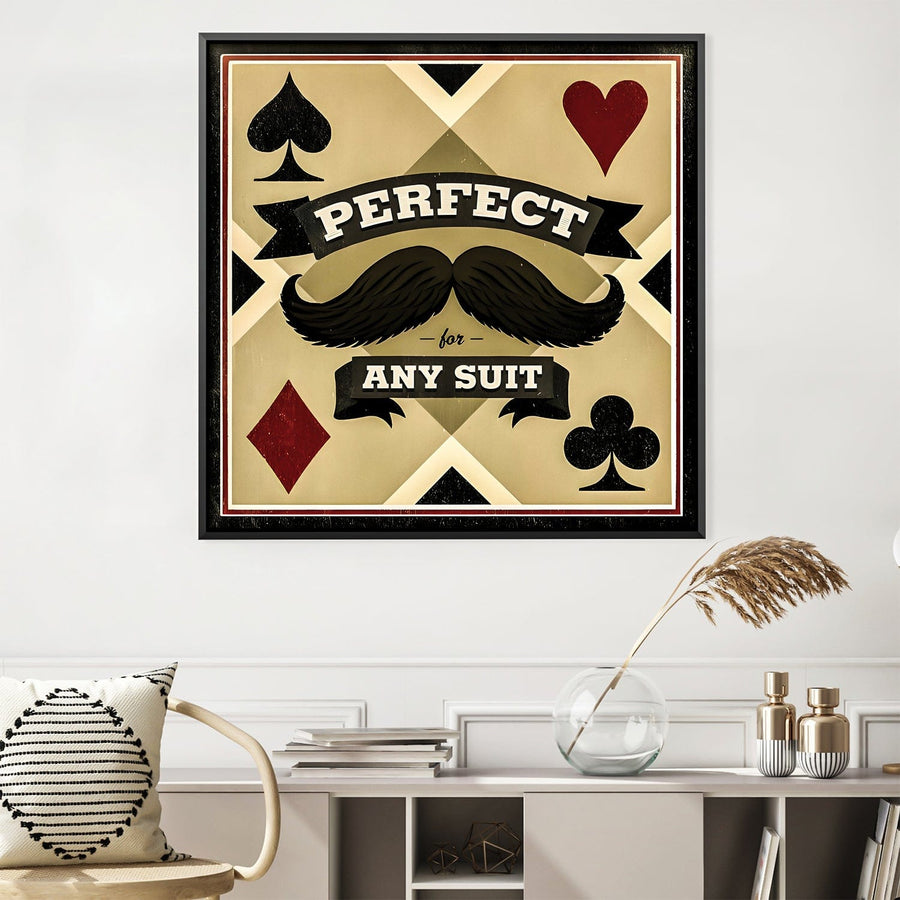 Perfect Pairing Canvas Art Clock Canvas