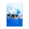 Periwinkle Rainbow Canvas Art Clock Canvas