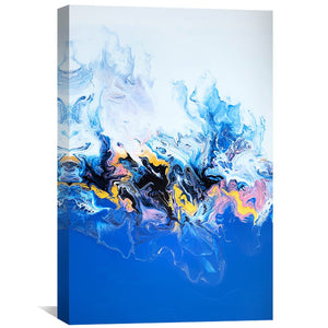 Periwinkle Rainbow Canvas Art 30 x 45cm / Unframed Canvas Print Clock Canvas