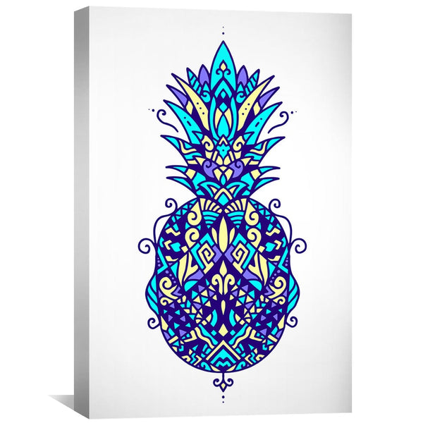 Pineapple Canvas Art Clock Canvas
