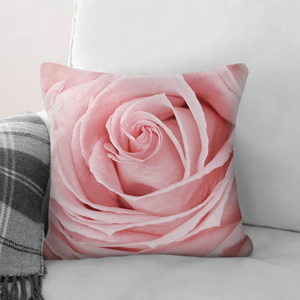 Pink Flower Cushion Cushion Cushion Square Clock Canvas