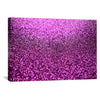 Pink Glitter II Canvas Art Clock Canvas
