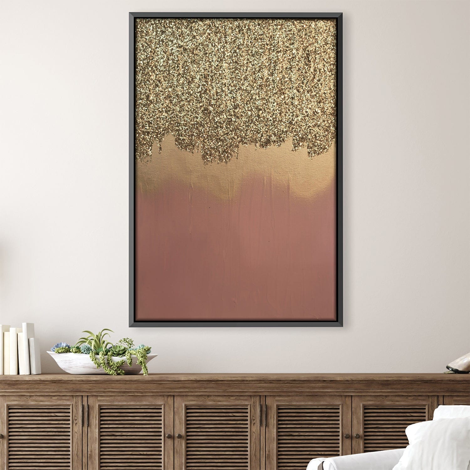 Pink Gold Shimmer Canvas product thumbnail