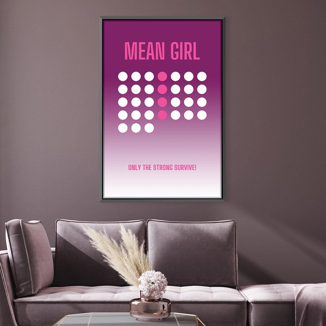 Pink Wednesdays Canvas Art Clock Canvas