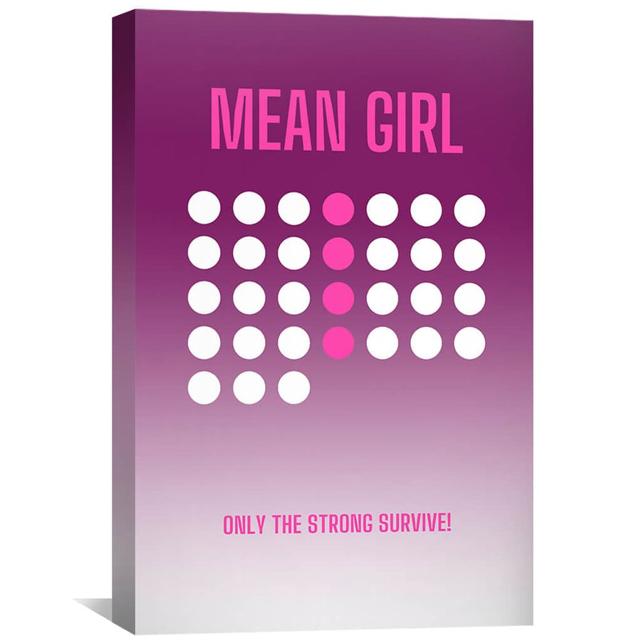 Pink Wednesdays Canvas Art Clock Canvas