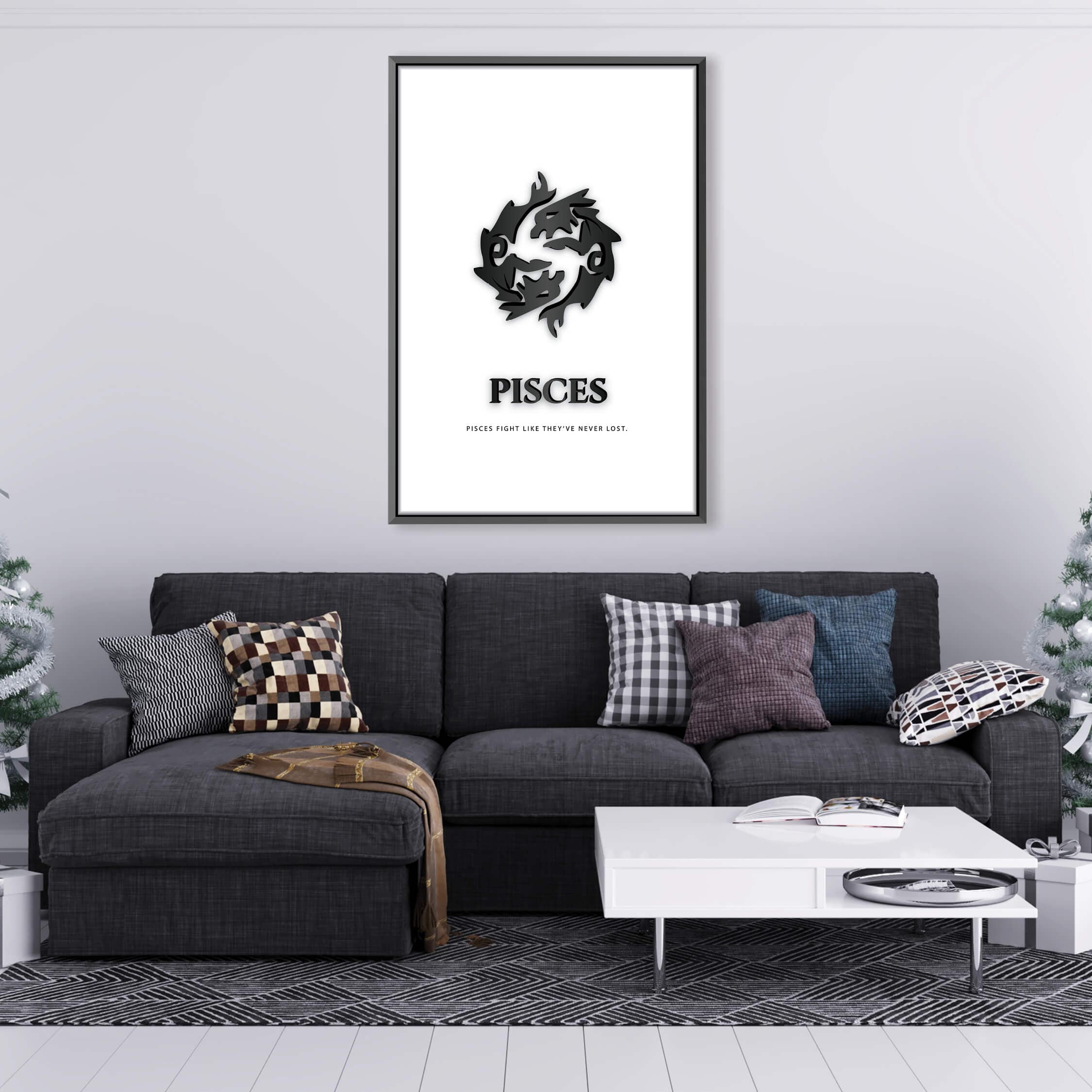 Pisces - White Canvas product thumbnail