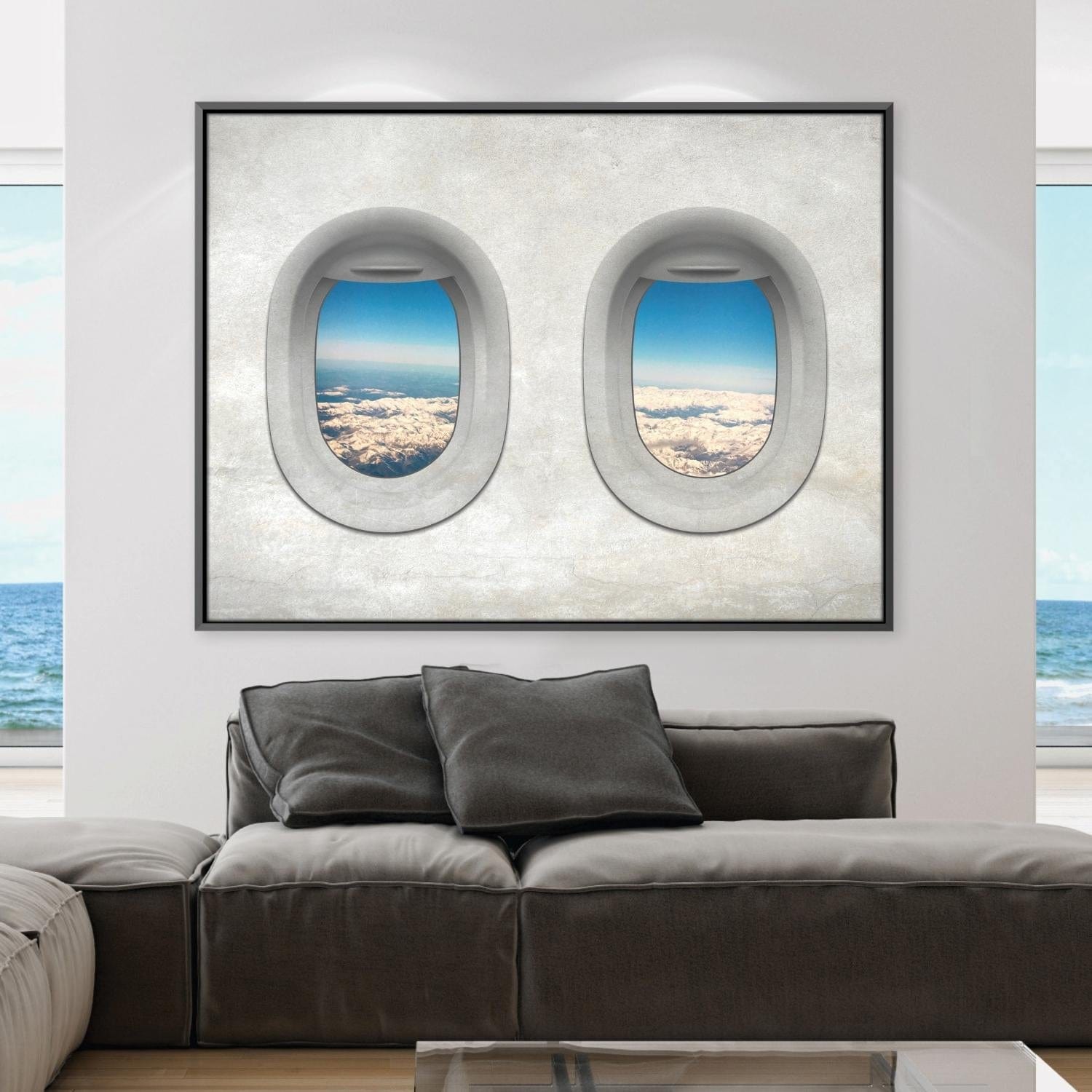 Plane View - Austria Canvas product thumbnail