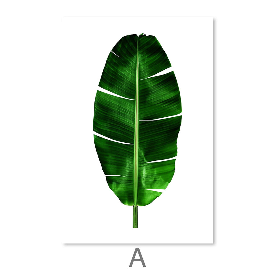 Plants and Vibes Canvas Art A / 30 x 45cm / Unframed Canvas Print Clock Canvas