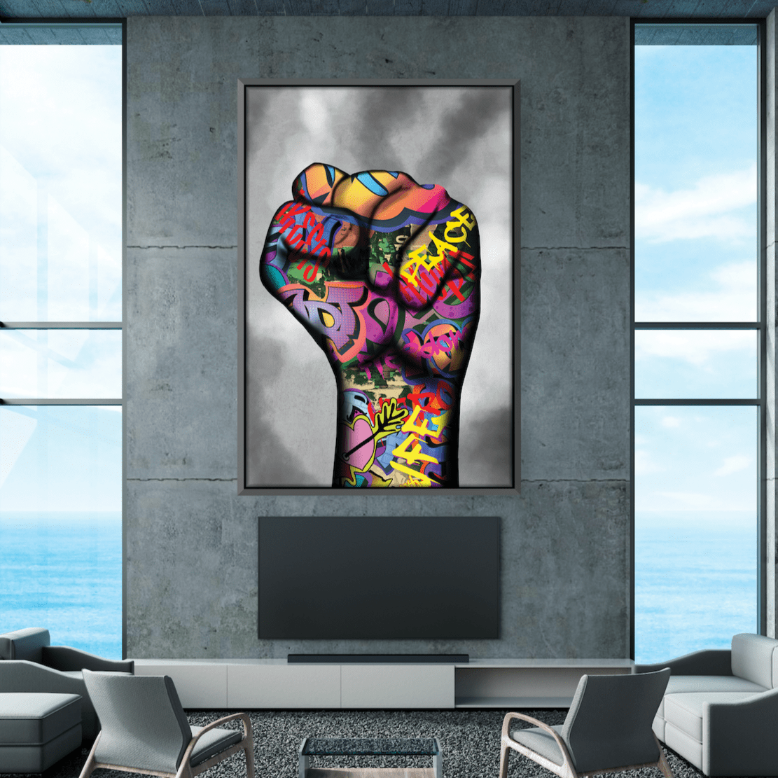 Power Fist Canvas product thumbnail