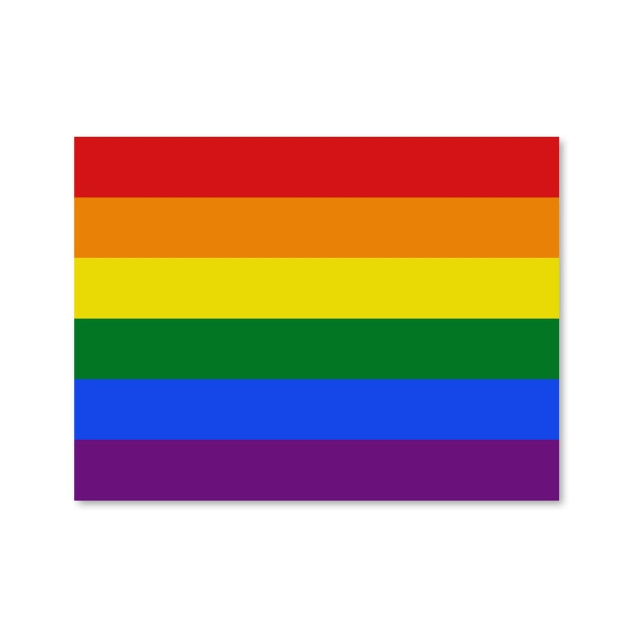 Pride Flag Canvas Art Clock Canvas