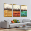 Primary Cities Canvas Art Clock Canvas