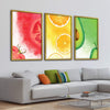 Primary Gardens Canvas Art Clock Canvas