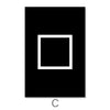 Primary Shapes Canvas Art C / 30 x 45cm / Unframed Canvas Print Clock Canvas