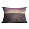 Purple Meadow Cushion Cushion Cushion Landscape Clock Canvas