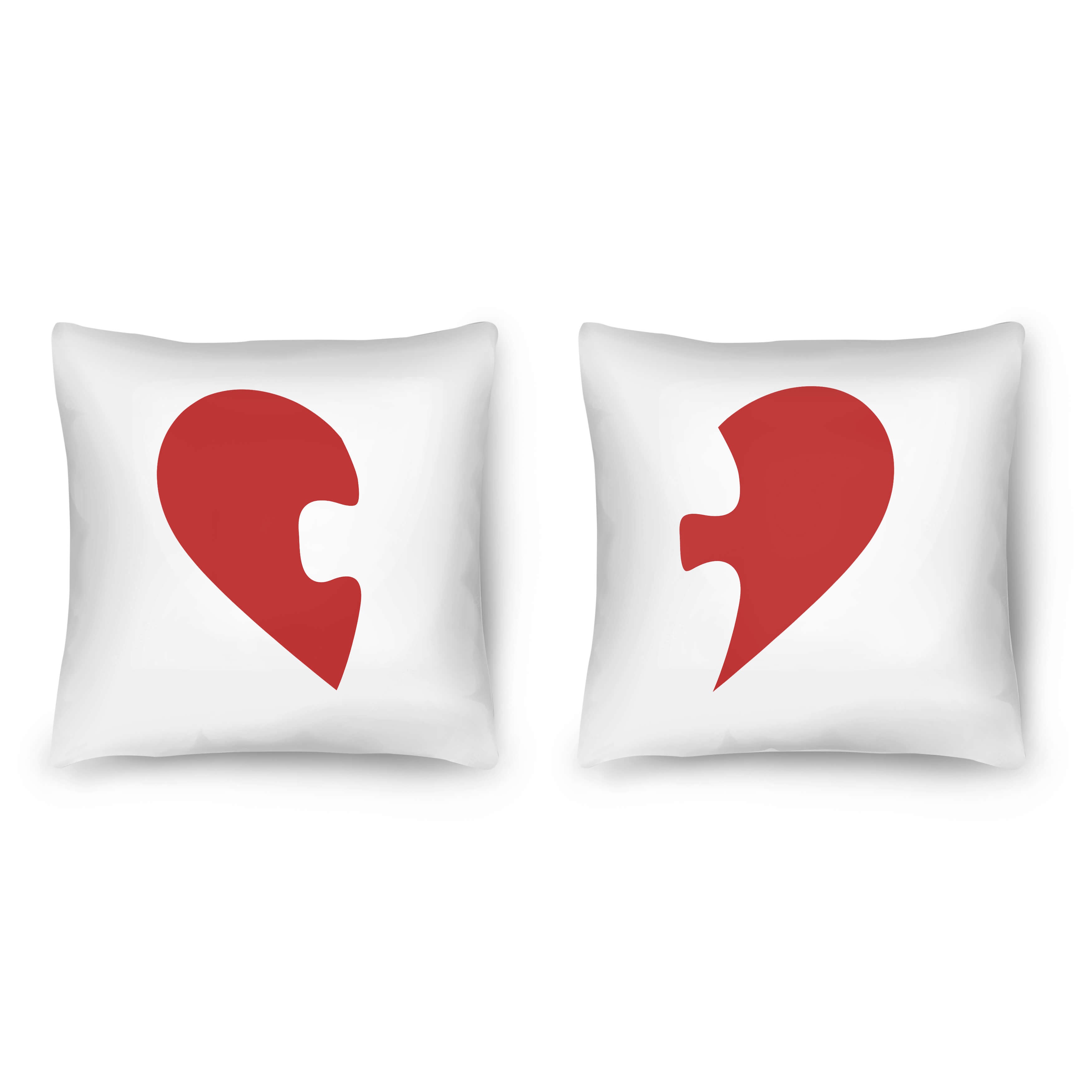 Puzzle Heart Cushion Cushion Clock Canvas