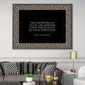 Quality Thoughts Canvas Art Clock Canvas