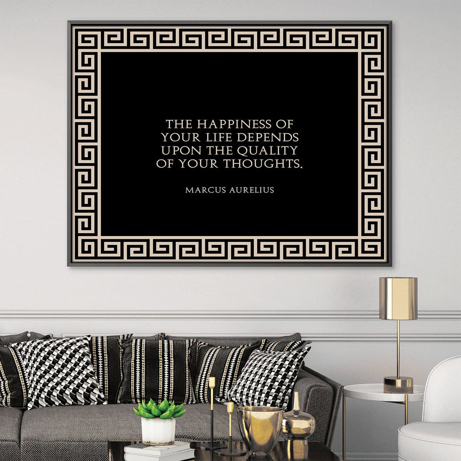 Quality Thoughts Canvas Art Clock Canvas