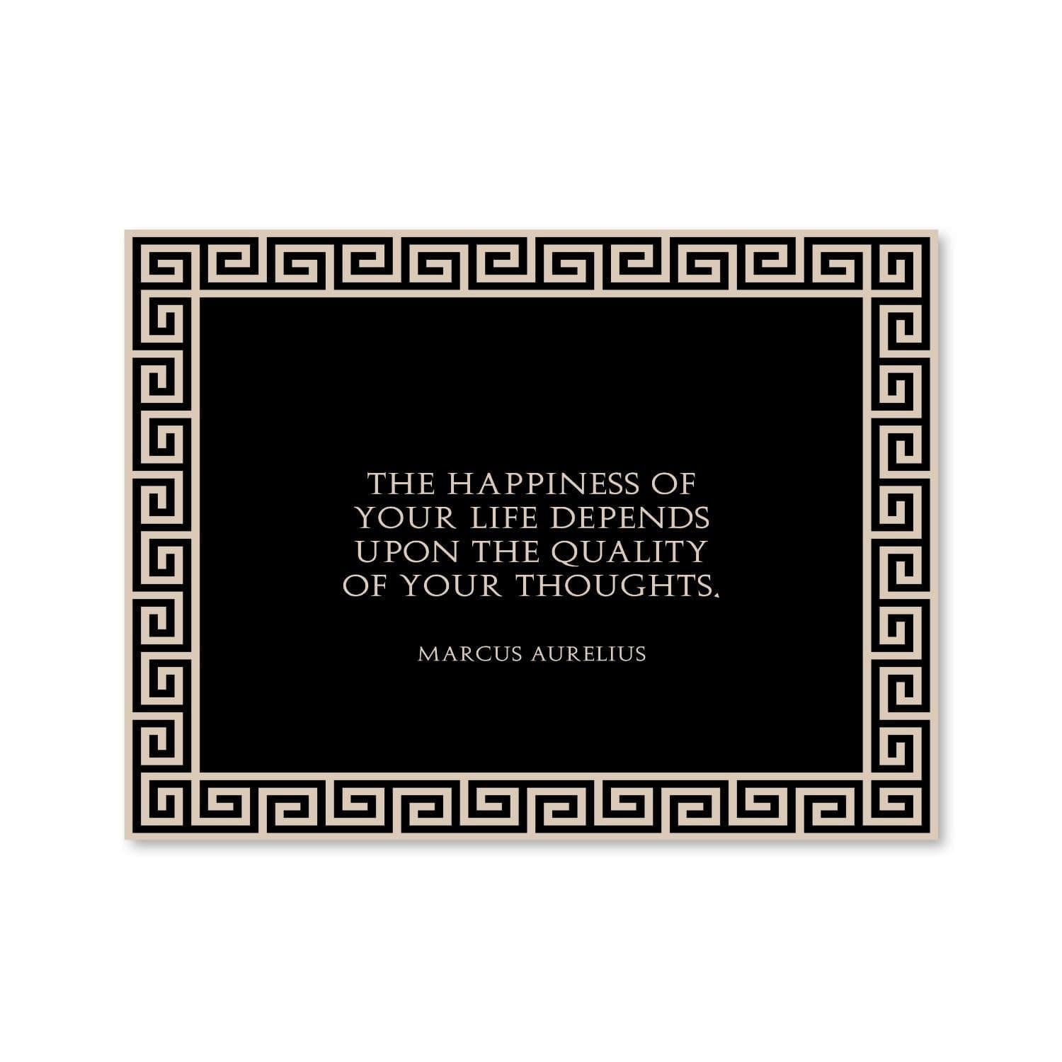 Quality Thoughts Canvas Art Clock Canvas