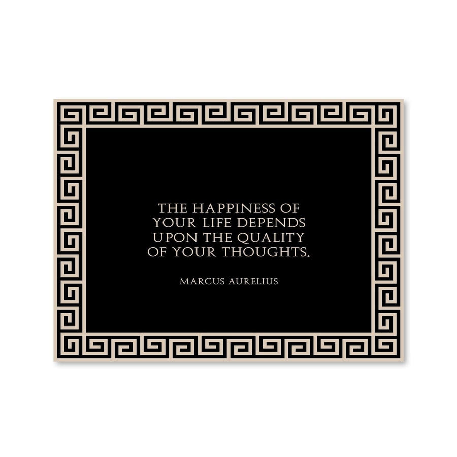 Quality Thoughts Canvas Art Clock Canvas
